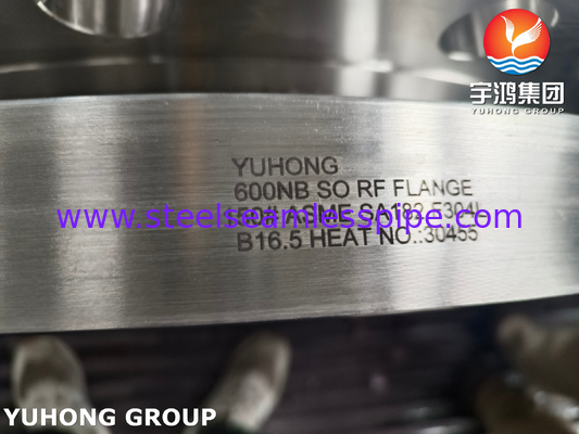 ASME SA182 F304L فولاد ضد زنگ فلج جعل شده در SO بالا RF B165
