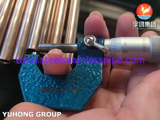 ASTM B111 C70600 لوله نیکل مس برای استفاده در کاندنسر و مبادله گرما