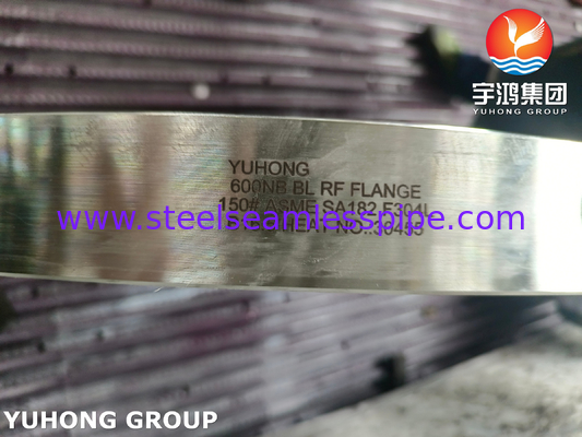 ASTM A182 F304L فلنج فولاد ضد زنگ ASME B16.5 فلنج کور جعل شده BLRF
