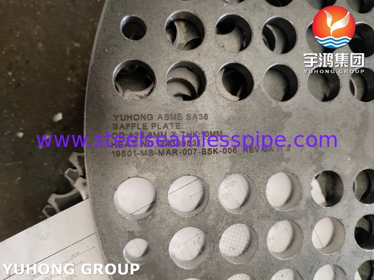 قطعات مبادله گرما ظرف فشار BAFFLE PLATE SA387 GR.11 CL.2 A36