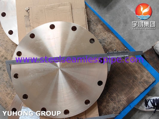 ASTM B283 UNS C70620 فلنج تراش مرکب مس نیکل فلنج کور جعل شده BLRF