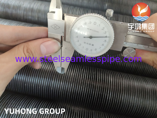 ASME SA179 Fin Tube Embedded Type with A1060 Aluminum Fins Pull Test Pass (نوع لوله های بالدار با بالدارهای آلومینیومی A1060) آزمون کشیدن را به خوبی انجام می دهد