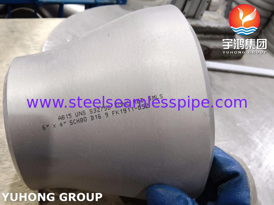ASTM A815 UNS S32750 لوازم فولاد سوپر دوپلکس B16.9 BW Reducer متمرکز