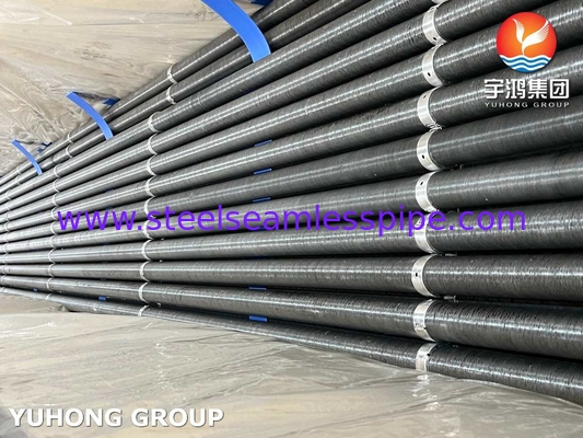 ASTM A179 لوله فلز کربن آلومینیوم نوع G Fin برای برج خنک کننده خشک