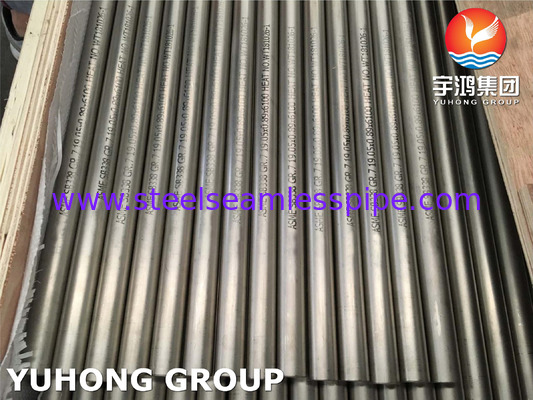 ASME SB338 Gr7 UNS R52400 لوله های آلیاژ تیتانیوم-پالادیوم برای کاندنسرها