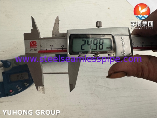 ASTM A269 TP316 لوله های موی جوش از فولاد ضد زنگ 1.8 * 25mm لوله های دقیق بالا
