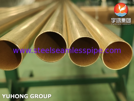 JIS H3300 C6872T / ASTM B111 C68700 لوله آلومینیومی مس