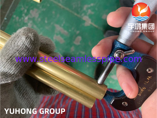ASTM B111 C68700 لوله نیکل مس برای استفاده در کاندنسر و مبادله گرما