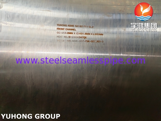 ASME SA182 F11 Cl.2 کانال جلویی برای مبادله گرما
