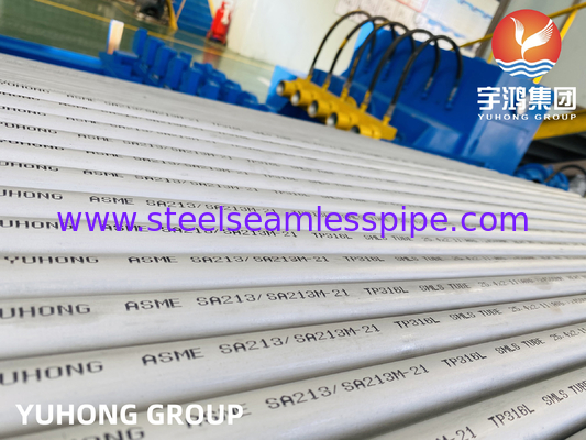 ASTM A213 TP316 TP316L تولید کننده لوله های بدون درز از فولاد ضد زنگ