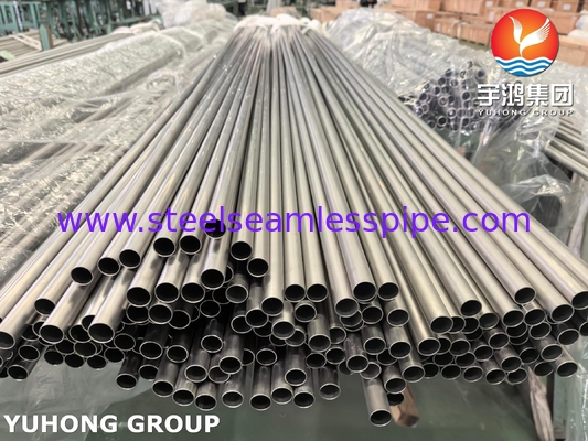 ASTM A213 TP316L لوله بدون درز از فولاد ضد زنگ لوله مبادله گرما 100٪ HT