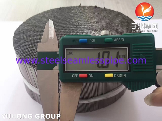SUS304 SUS316 ، لوله های موی فولادی ضد زنگ برای لوازم یکبار مصرف سوزن پزشکی ، 1*50MM