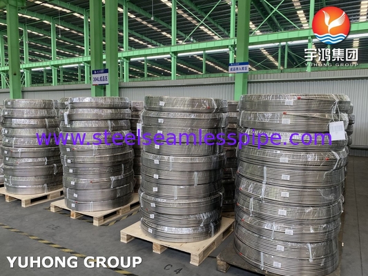 ASTM A269 TP316L لوله بی سیم فولاد ضد زنگ NACE MR0175 مطابقت