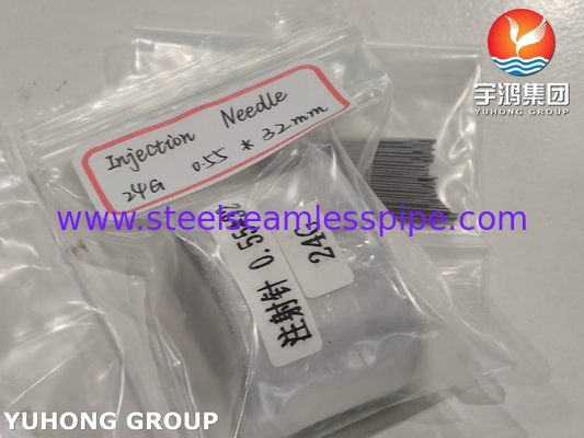 سوزن تزریقی پزشکی 24G، 0.55*32MM، لوله سوزن فولاد ضد زنگ