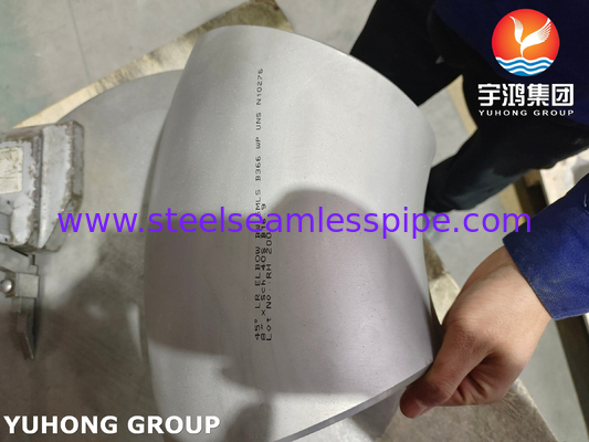 ASTM B366 UNS N10276 / Hastelloy C276 Elbow Hastelloy Steel Buttweld Fitting (تجهیزات تله ای از فولاد استیل)