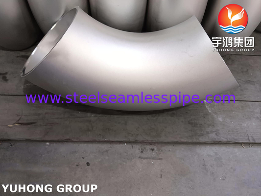 ASTM A403 WP321 فولاد ضد زنگ 180° آرنج ، ASME B16.9 لوله بلت ولد