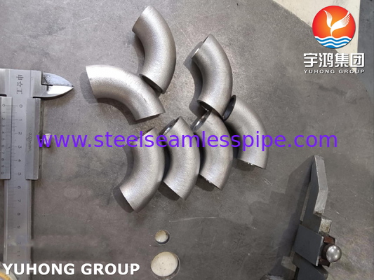 ASTM A403 WP321 فولاد ضد زنگ 180° آرنج ، ASME B16.9 لوله بلت ولد