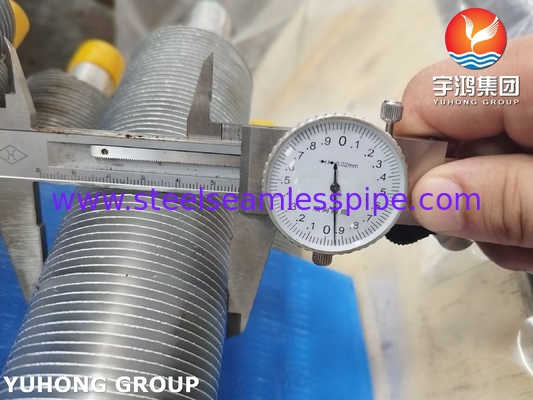 نوع L لوله ی پرنده ای ASME SA249 TP316L با Al1100 برای خنک کننده هوا