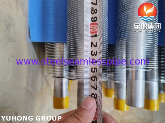 نوع L لوله ی پرنده ای ASME SA249 TP316L با Al1100 برای خنک کننده هوا