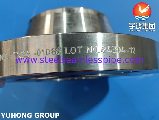 ASTM A182 F5 آلیاژ فولاد جوش گردن فلنج جعل شده WNRF پوشش سیاه