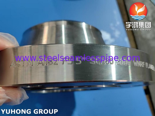 ASTM A182 F5 آلیاژ فولاد جوش گردن فلنج جعل شده WNRF پوشش سیاه