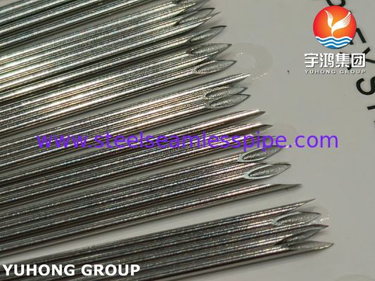 لوله سوزن تزریق پزشکی فولاد ضد زنگ ISO7864 SUS304، 21G 44 میلی متر، نوک اریب