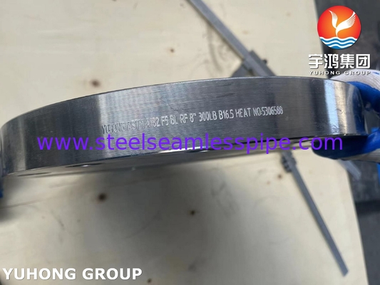 ASTM A182 F5 سوراخ جوش گردن RF فلنج B16.5 برای درجه حرارت بالا عالی