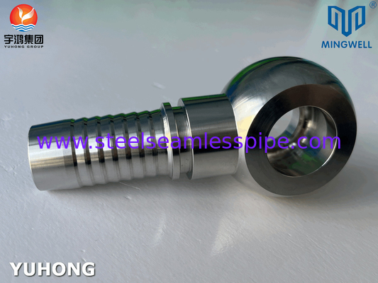 316L متریک بانجو راست فولاد ضد زنگ لوله نصب DIN 7642