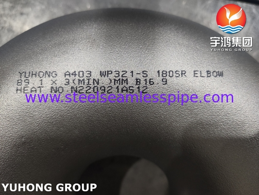 180° SR لوله های فولاد ضد زنگ ASTM A403 B16.9 برای سیستم های لوله کشی