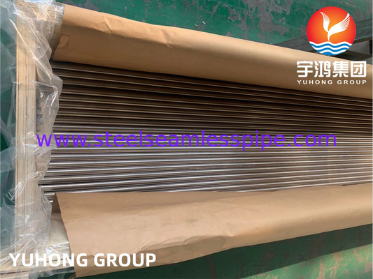 ASTM B111 C71500 Cu70Ni30 لوله بی سیم مس نیکل برای آب دریا