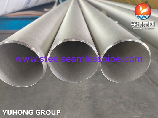 ASTM A312 TP321 لوله های بی سیم فولاد ضد زنگ که برای صنعت گاز نفتی و صنایع شیمیایی پکیج شده اند