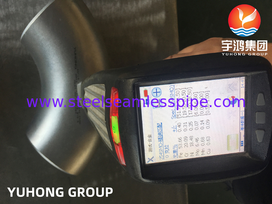 لوازم فولاد ضد زنگ ASTM A403 WPS31254-S 90°LR 45°LR ELBOW B16.9
