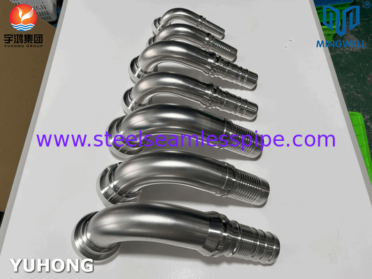 لوله فولاد ضد زنگ 90° SAE Flange SS316L برای اتصال لوله لوله