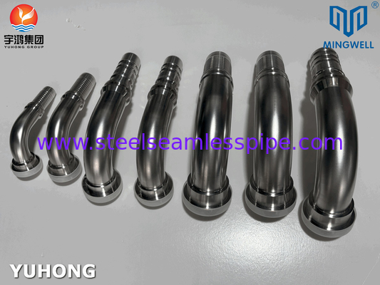 لوله فولاد ضد زنگ 90° SAE Flange SS316L برای اتصال لوله لوله