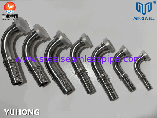 لوله فولاد ضد زنگ 90° SAE Flange SS316L برای اتصال لوله لوله