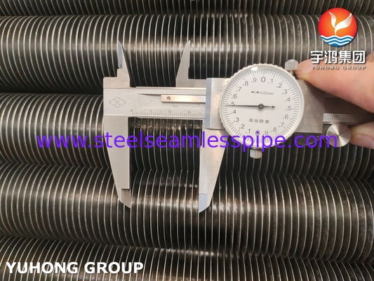 ASME SA179 آلومینیوم 1060 لوله های داخل لوله G-type Fin برای سیستم خنک کننده