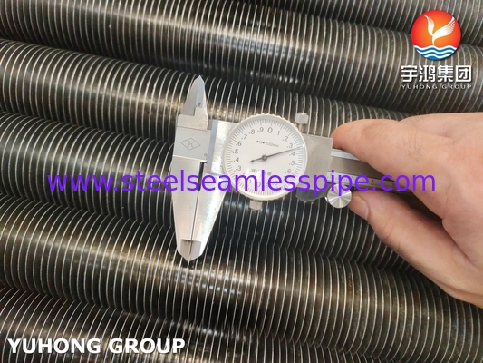 ASME SA179 آلومینیوم 1060 لوله های داخل لوله G-type Fin برای سیستم خنک کننده
