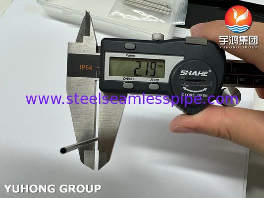 لوله سوزن با نوک تیز از فولاد ضد زنگ برای صنعت پوشاک ، 2.2MM * 62MM