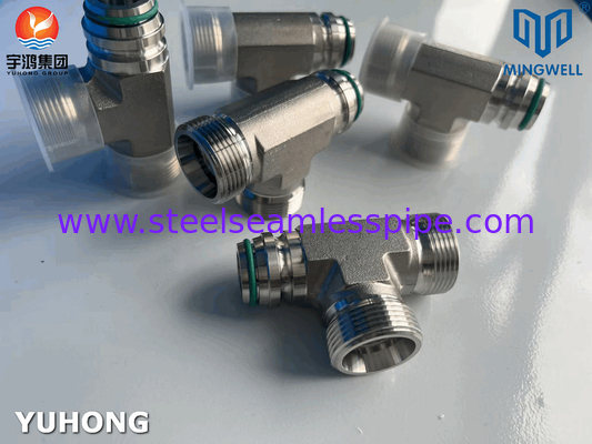 آداپتور فولاد ضد زنگ Tees NPT G PT SS316L