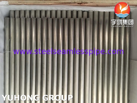 ASME SB338 Gr.7 لوله های تیتانیومی Ti-Pd 0.2 برای مواد شیمیایی دریایی گواهی شده است