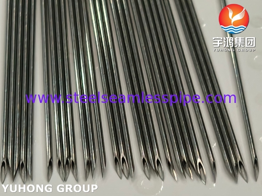 ISO9626 SUS304 SUS316L ، لوله سوزن فولاد ضد زنگ ، نوک پیچ ، کاربرد سوزن تزریقی پزشکی