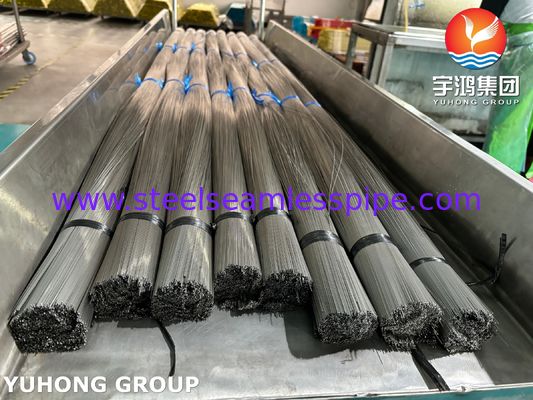 ISO9626 SUS304 لوله موی فولادی ضد زنگ جوش شده برای کاربرد دقیق