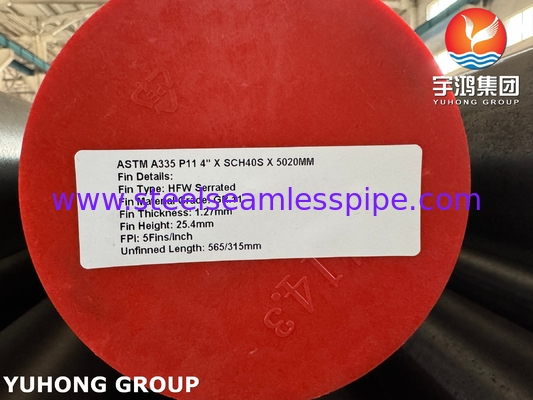 ASTM A335 P11 آلیاژ فولاد با فرکانس بالا جوشکاری لوله بالدار میله دار برای HRSG و دیگ