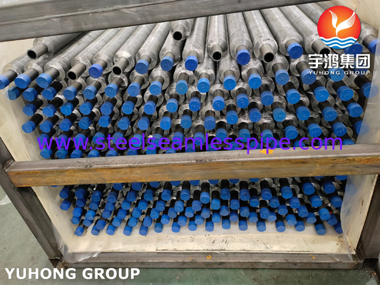 ASTM A210 GR.A1، لوله فلز کربن با نوار آلومینیومی، 100٪ ECT