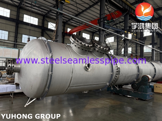 لوله های بدون درز ASTM A312 TP316L با پوسته فولاد کربن ASTM A516 Gr 70 برای مبادله گرما