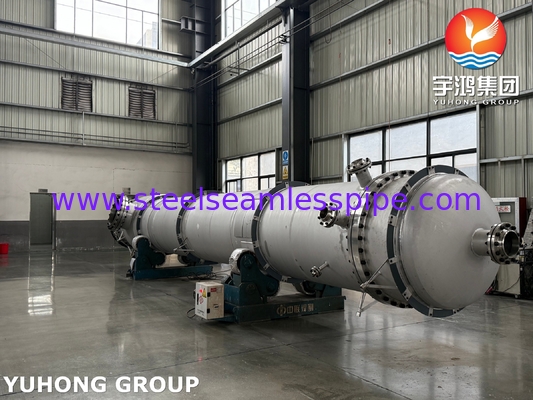 لوله های بدون درز ASTM A312 TP316L با پوسته فولاد کربن ASTM A516 Gr 70 برای مبادله گرما