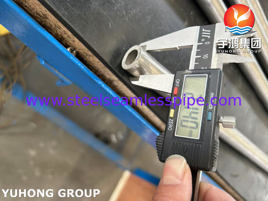 ASTM B163 N04400 لوله فلز آلیاژ برای تهویه کننده و مبادله گرما