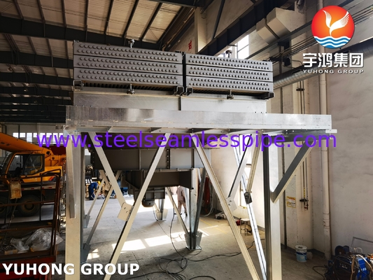 نوع انفجار هوا مبادله گرما افقی خنک شده با هوا لوله G Fin جاسازی شده API 661 ASME VIII Div.1 ، ISO 13706