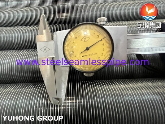 ASTM A179 لوله فلز کربن آلومینیوم نوع G Fin برای برج خنک کننده خشک