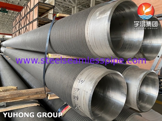 ASTM A312 TP347H لوله حلقه ای با فریکونسی بالا برای جوشگاه های گاز خروجی